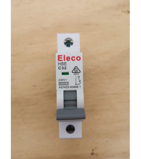 MCB Miniature Circuit Breaker - 1 Pole 32A
