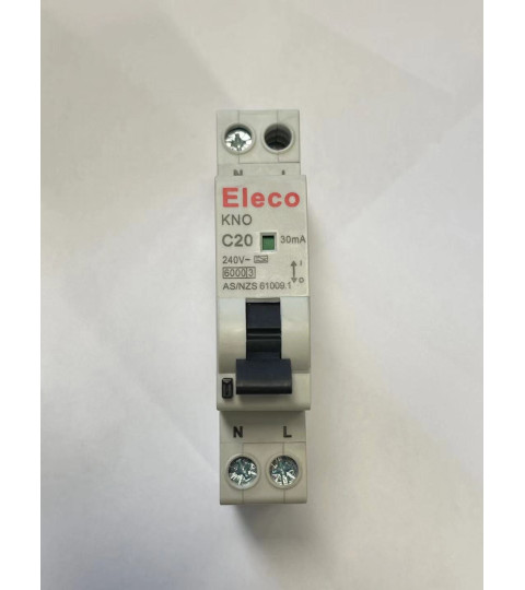 RCBO - 20A 1 Pole DIN Rail