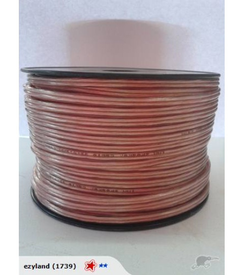 Pure Copper Speaker Cable 1.0mm x 100m 
