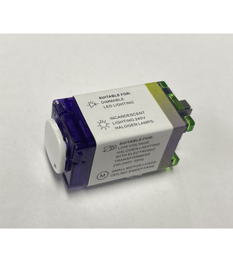 Universal Push Dimmer Trailing/Leading Edge 300VA